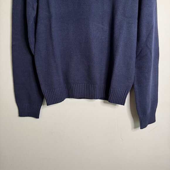 Ellsworth + Ivey Women's Crew Neck Golf "Par Tee" Navy Sweater Size Large NEW!!! - Picture 4 of 6
